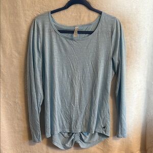 Light Blue Women's XL Marika light weight long sleeve top